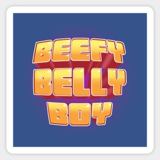 Beefy Belly Boy Sticker